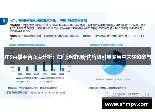 JTS直播平台深度分析：如何通过创新内容吸引更多用户关注和参与